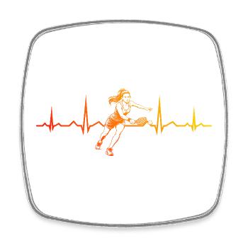 Pickleball pro design for pickleball player fans - Square fridge magnet - white - Front