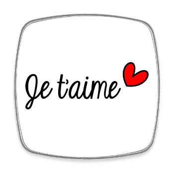 BONNE FÊTE. FÊTE DES MÈRES. FÊTE DES PÈRES. FÊTE - Magnet carré - blanc - Devant