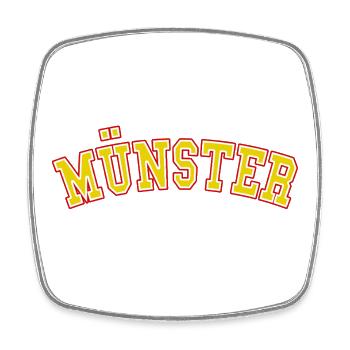 Münster Est. 1966 - Square fridge magnet - white - Front