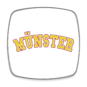 Münster Est. 1976 - Square fridge magnet - white - Front