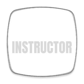 Phlebotomy instructor - Square fridge magnet - white - Front