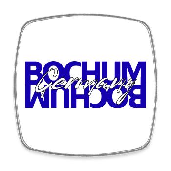 Bochum Germany - Square fridge magnet - white - Front