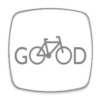 Bicycle Wheel Saying Gift - Square fridge magnet - white - Front