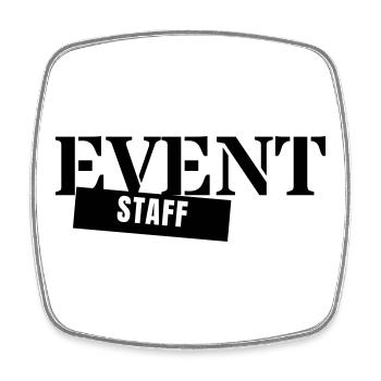 Personnel de l’événement - Personnel de l’équipe d’équipe - Magnet carré - blanc - Devant