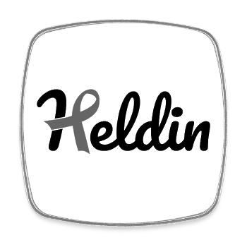 Heroine Cancer - Square fridge magnet - white - Front