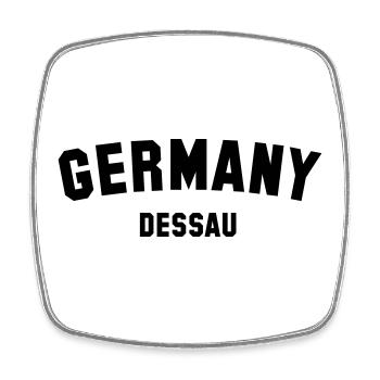 DESSAU Sachsen Anhalt Allemagne - Deutschland - Magnet carré - blanc - Devant