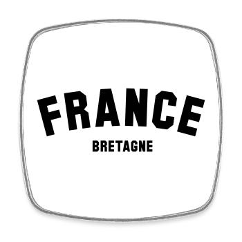 BRETAGNE France Frankreich - Viereckiger Kühlschrankmagnet - Weiß - Vorne