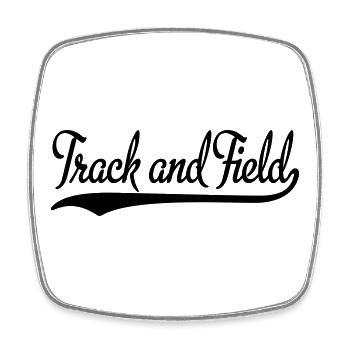 2541614 15360241 track and field - Square fridge magnet - white - Front