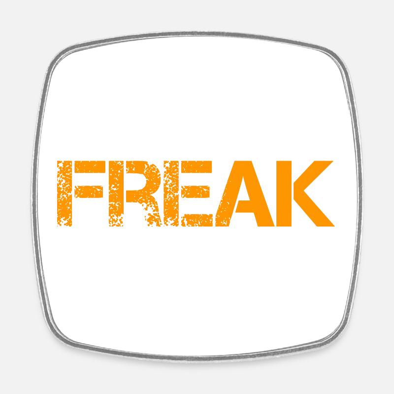 Freak V2 - Magnet carré - blanc