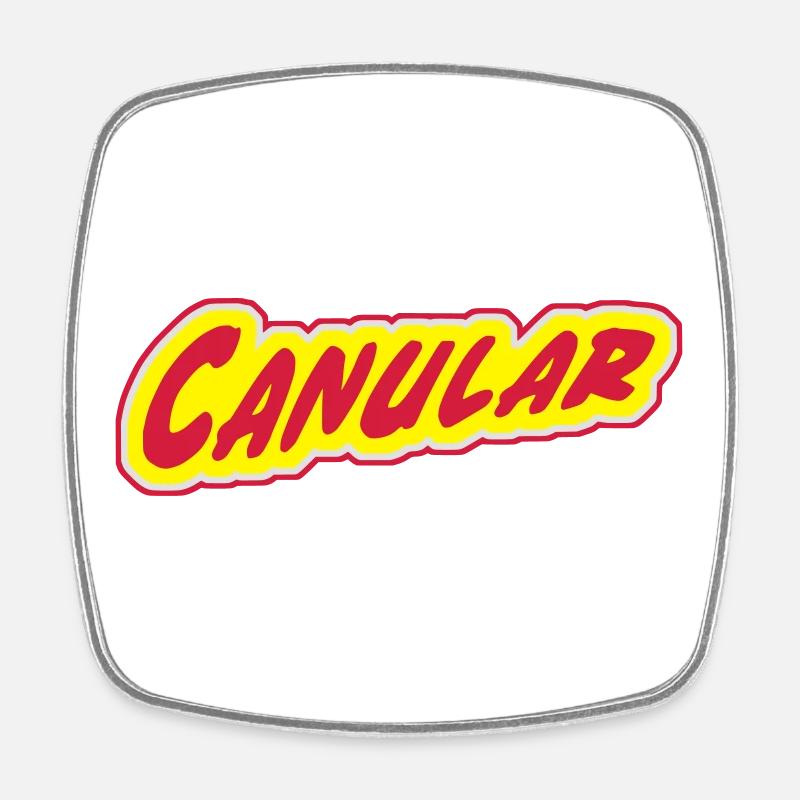Canular - Magnet carré - blanc