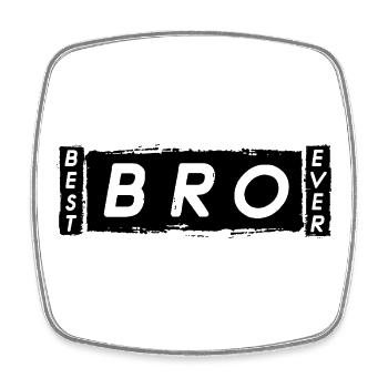 BEST BRO EVER - Square fridge magnet - white - Front