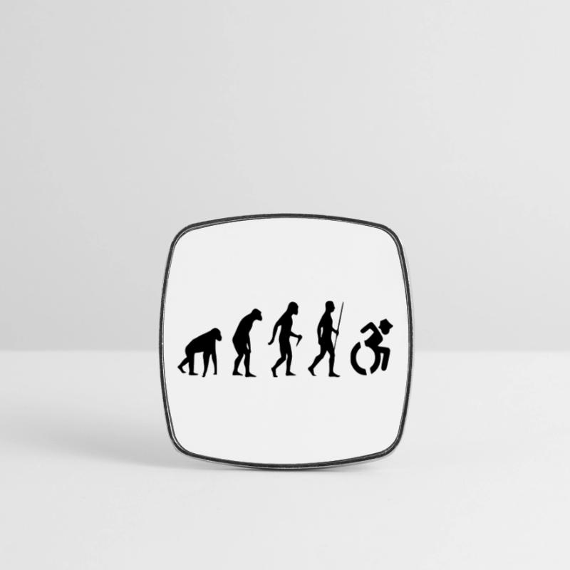 Fauteuil roulant Evolution. L’évolution du fauteuil roulant # Magnet carré