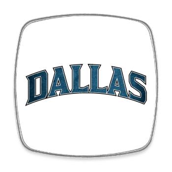Dallas Arc Blue Vintage - Square fridge magnet - white - Front