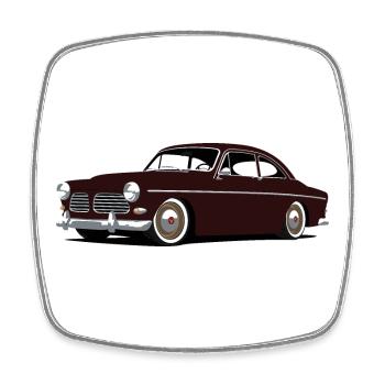 120 Series Single Custom - Square fridge magnet - white - Front