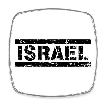 Israel - Square fridge magnet - white - Front