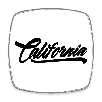 Chemise californienne - Magnet carré - blanc - Devant