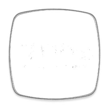 Music Techno gift for DJ, raver, EDM Festival - Square fridge magnet - white - Front