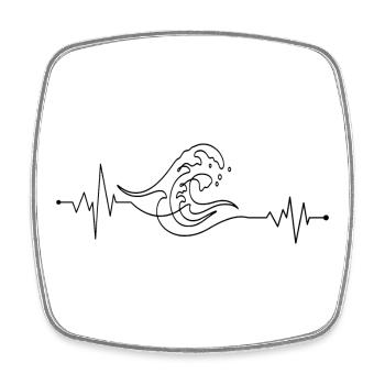 design_not_provided - Square fridge magnet - white - Front