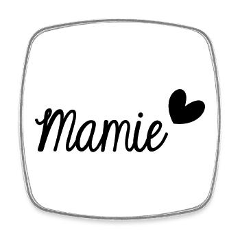 GRANNY - Square fridge magnet - white - Front