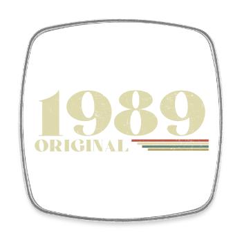 Original 1989 Vintage 1989 anniversaire 1989 rétro - Magnet carré - blanc - Devant
