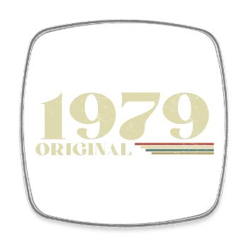 Original 1979 Vintage 1979 Birthday 1979 Retro - Square fridge magnet - white - Front