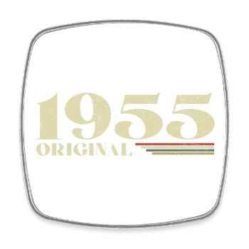 Original 1955 Vintage 1955 anniversaire 1955 rétro - Magnet carré - blanc - Devant