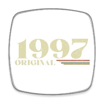 Original 1997 Vintage 1997 Retro Birthday 1997 - Square fridge magnet - white - Front