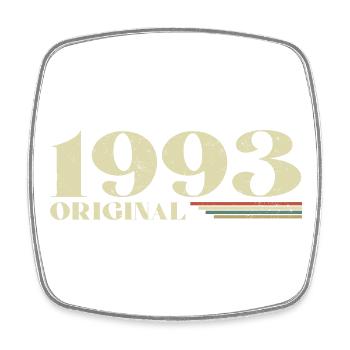 Original 1993 Vintage 1993 anniversaire 1993 rétro - Magnet carré - blanc - Devant