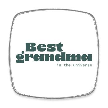 Meilleure grand-mère de l’univers - Magnet carré - blanc - Devant