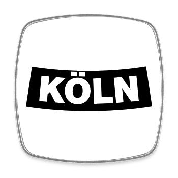 Köln Chapter Element 1C (JGA MC-Rocker-Style) - Viereckiger Kühlschrankmagnet - Weiß - Vorne