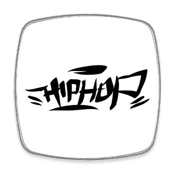 Graffiti Tag HipHop Simple 01 1C - Square fridge magnet - white - Front