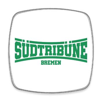 Südtribüne Bremen | Farbe änderbar - Viereckiger Kühlschrankmagnet - Weiß - Vorne