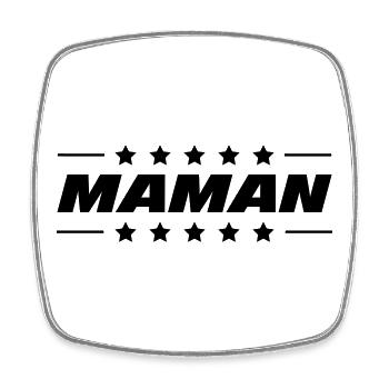 Mom / Mother's Day - Square fridge magnet - white - Front