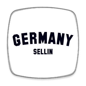 SELLIN Allemagne - Magnet carré - blanc - Devant
