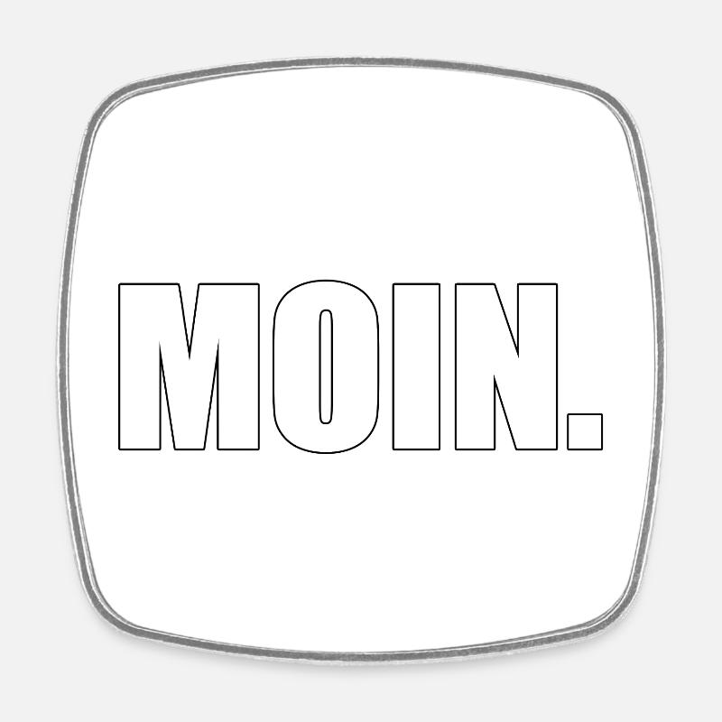 MOIN - Viereckiger Kühlschrankmagnet - Weiß