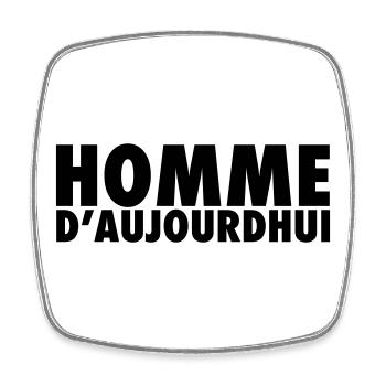 Homme D’aujourd’hui - Style Masculin Moderne - Magnet carré - blanc - Devant