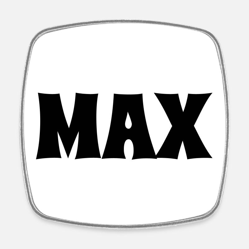 Max - Square fridge magnet - white