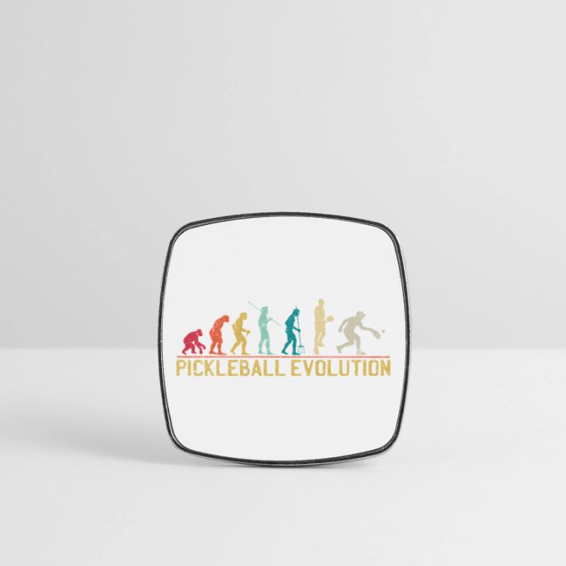 Conception de la progression de Pickleball Evolution Magnet carré