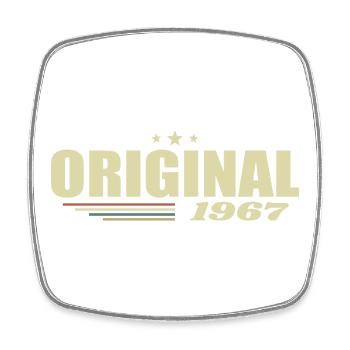 58th Birthday 58 Years Original 1967 - Square fridge magnet - white - Front
