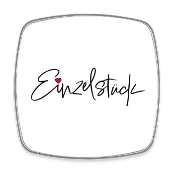 Unique Piece Gift Individualist Unique Piece - Square fridge magnet - white - Front