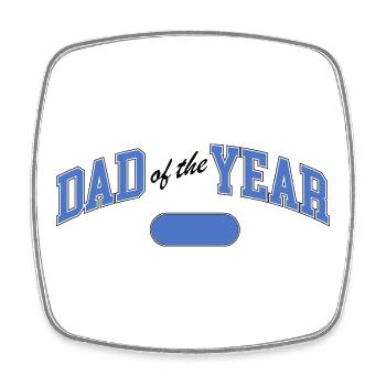 Papa de l’année – Prix - Magnet carré - blanc - Devant