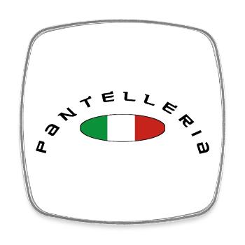 Pantelleria Italien Kapern  - Viereckiger Kühlschrankmagnet - Weiß - Vorne