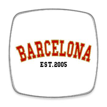Barcelona_Est_2005 - Magnet carré - blanc - Devant