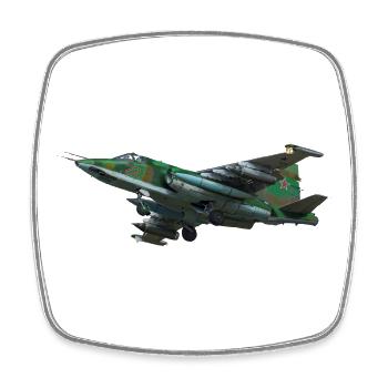 Su-25 - Square fridge magnet - white - Front