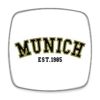 Munich_Est_1985 - Magnet carré - blanc - Devant