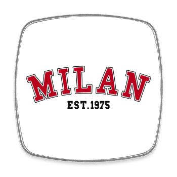 Milan_Est_1975 - Square fridge magnet - white - Front