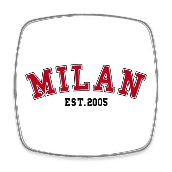 Milan_Est_1975 - Square fridge magnet - white - Front