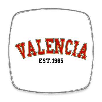 Valencia Est.1985 - Square fridge magnet - white - Front