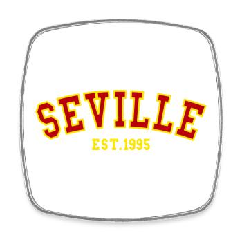 Sevilla Est.1995 - Viereckiger Kühlschrankmagnet - Weiß - Vorne