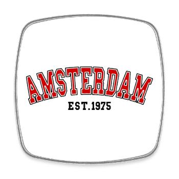 Amsterdam Est.1975 - Magnet carré - blanc - Devant